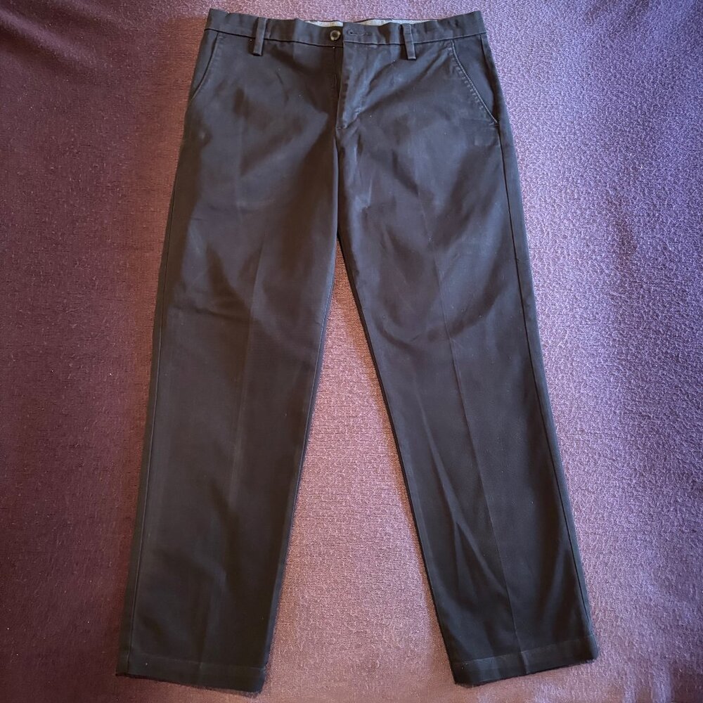 Dockers Black Chinos Straight Fit Pants | W34 L30